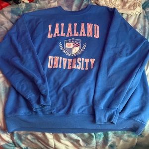 Dresses in  Lala “lalaland university sweater”